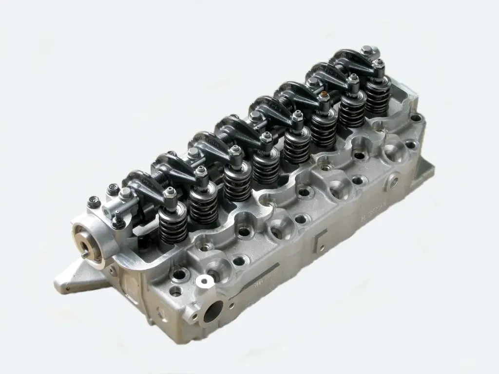 Mitsubishi 4D56TB Cylinder head assembly recessed valves